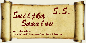 Smiljka Samolov vizit kartica